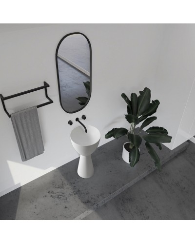 Раковина Abber Stein 45 AS2507 Белая матовая