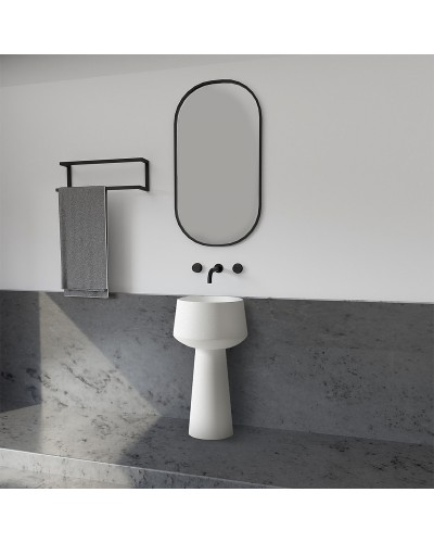 Раковина Abber Stein 50 AS2508 Белая матовая