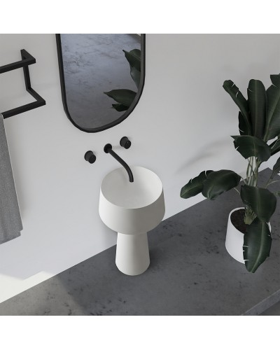 Раковина Abber Stein 50 AS2508 Белая матовая