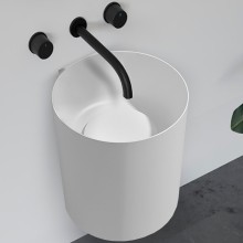 Раковина Abber Stein 42 AS2624 Белая матовая