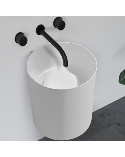 Раковина Abber Stein 42 AS2624 Белая матовая