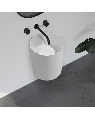 Раковина Abber Stein 42 AS2624 Белая матовая