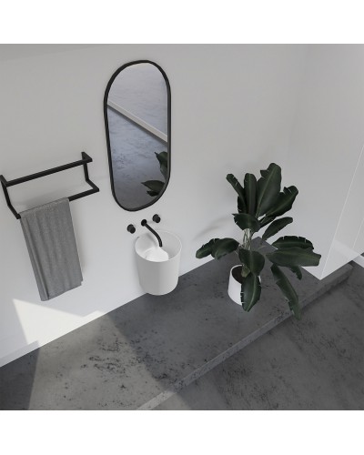 Раковина Abber Stein 42 AS2624 Белая матовая