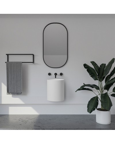 Раковина Abber Stein 42 AS2624 Белая матовая