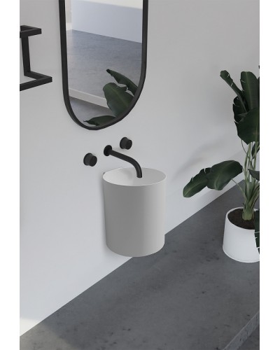 Раковина Abber Stein 42 AS2624 Белая матовая