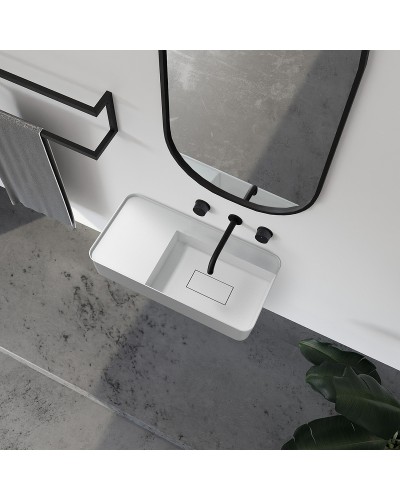 Раковина Abber Stein 120 AS2627-1.2 Белая матовая