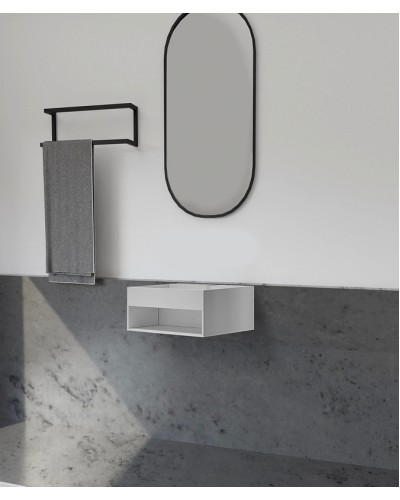 Раковина Abber Stein 80 AS2645-0.8 Белая матовая