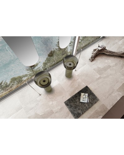 Раковина Abber Kristall 45 AT2702Vesuvian Оливковая