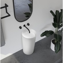 Раковина Abber Stein 45 AS2506-H Белая матовая