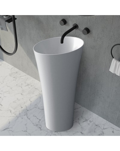 Раковина Abber Stein 50 AS2509-H Белая матовая