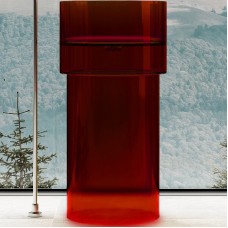 Раковина Abber Kristall 45 AT2701Rubin-H Красная