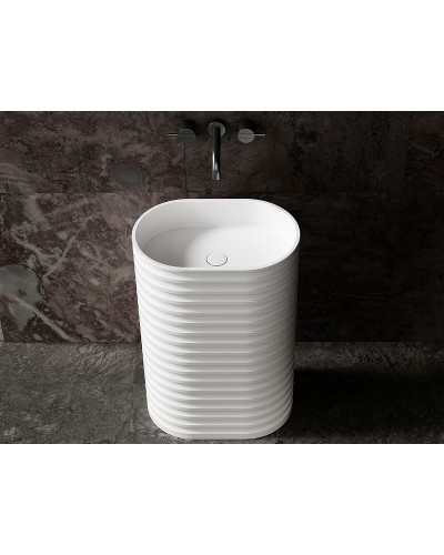 Раковина Abber Stein 58 AS2550-H Белая матовая