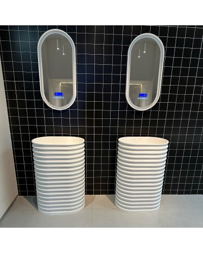 Раковина Abber Stein 58 AS2550-H Белая матовая