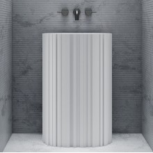 Раковина Abber Stein 58 AS2551-H Белая матовая