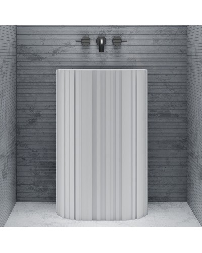 Раковина Abber Stein 58 AS2551-H Белая матовая