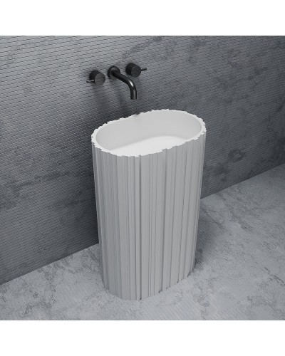 Раковина Abber Stein 58 AS2551-H Белая матовая