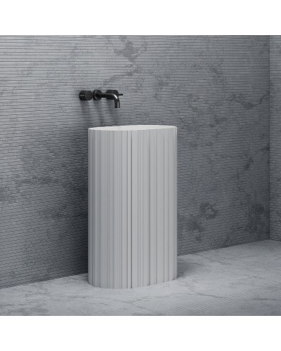 Раковина Abber Stein 58 AS2551-H Белая матовая