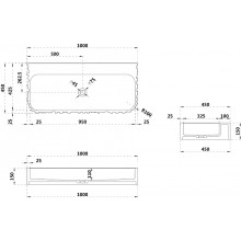 Раковина Abber Stein 100 AS2652-1.0 Белая матовая