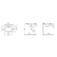 Раковина Vitra Arkitekt 59 6069B003-0012 Белая