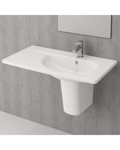 Раковина Bocchi Taormina Arch 1020 Белая глянцевая