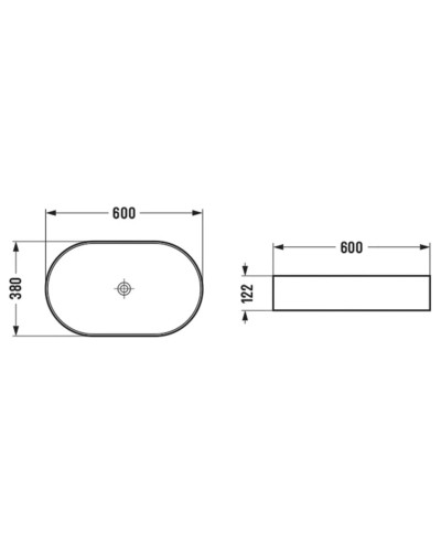 Раковина 60х38 см Vincea VBS-50760
