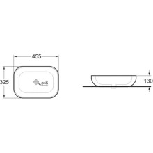 Раковина 45,5х32,5 см Vincea VBS-102MB