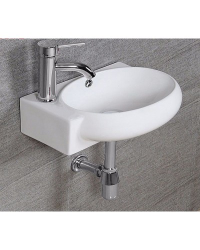 Раковина CeramaLux 43 9100R Белая