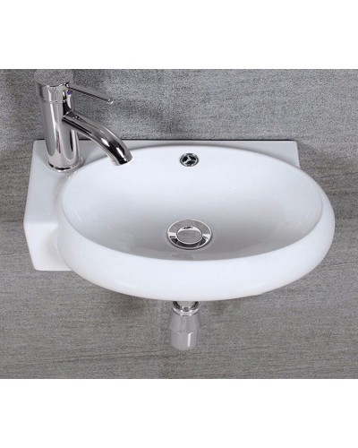 Раковина CeramaLux 43 9100R Белая