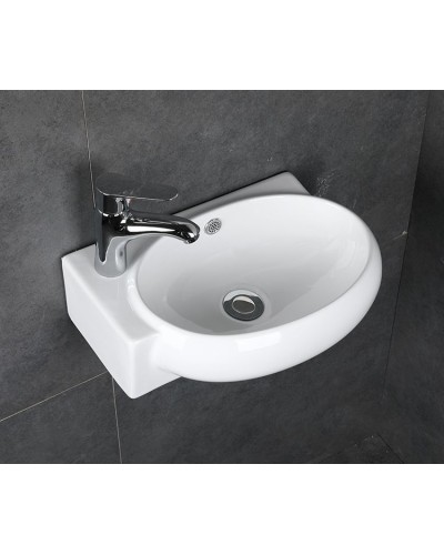 Раковина CeramaLux 43 9100R Белая