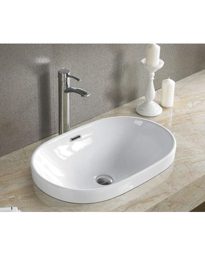 Раковина CeramaLux 61 5006С Белая