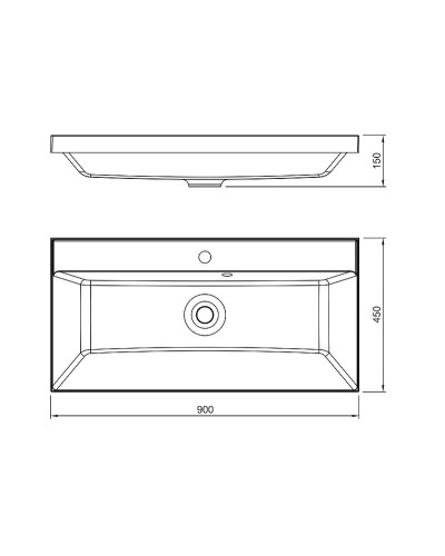 Раковина Florentina Астория 90 10.170.00900.001 Белая