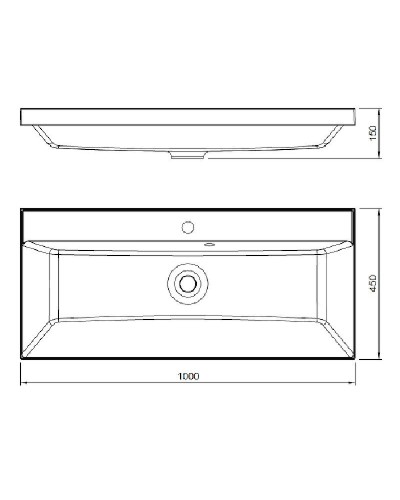 Раковина Florentina Астория 100 10.170.01000.001 Белая