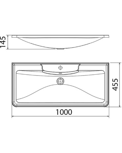 Раковина Florentina Аллегро 100 10.020.01000.001 Белая