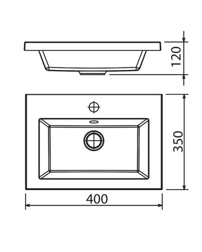 Раковина Florentina Анита 40 10.150.00400.001 Белая