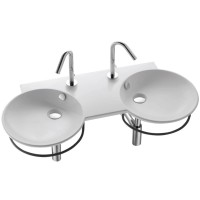 Раковина двойная подвесная 100 см Jacob Delafon Spherik E4502-00