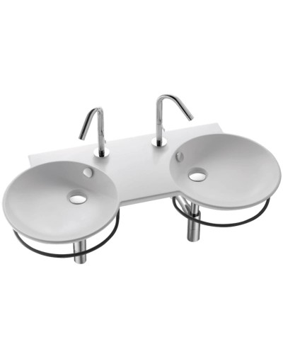 Раковина двойная подвесная 100 см Jacob Delafon Spherik E4502-00