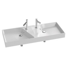 Раковина двойная подвесная 120х46 см Jacob Delafon Rythmik EXM112-00