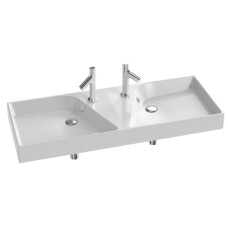 Раковина двойная подвесная 120х46 см Jacob Delafon Rythmik EXM112-00