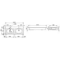 Раковина AM.PM Spirit V2.0 120 M70AWCD1202WG Белая