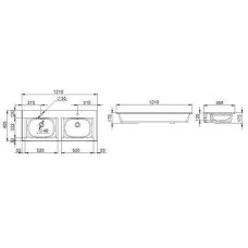 Раковина AM.PM Spirit V2.0 120 M70AWCD1202WG Белая