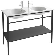 Раковина Jacob Delafon Odeon Rive Gauche 120 EXAT112-Z-00 двойная Белая