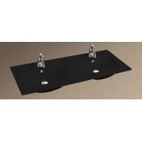 Раковина WeltWasser Deilbach 7506 1202 10000005570 двойная Черная матовая