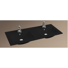 Раковина WeltWasser Deilbach 7506 1202 10000005570 двойная Черная матовая