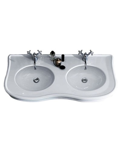 Раковина Simas Lante 120 LA12bix1 двойная Белая