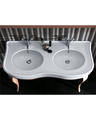 Раковина Simas Lante 120 LA12bix1 двойная Белая