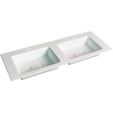 Раковина Jorno Modul 120 Mol.08.120/W двойная Белая