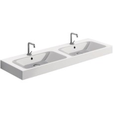 Раковина Kerasan Cento 140 353601x1 двойная Белая