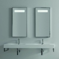 Раковина Kerasan Cento 140 353601x1 двойная Белая