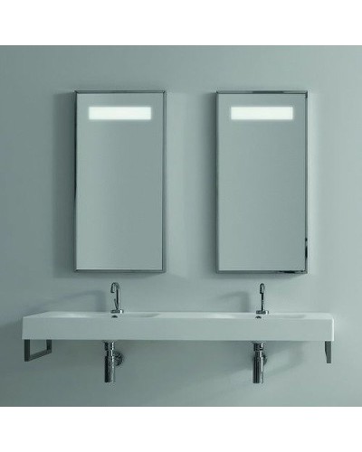 Раковина Kerasan Cento 140 353601x1 двойная Белая