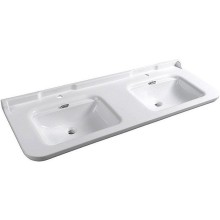 Раковина Kerasan Waldorf 150 4143K1bi/crx1 двойная Белая